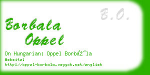 borbala oppel business card